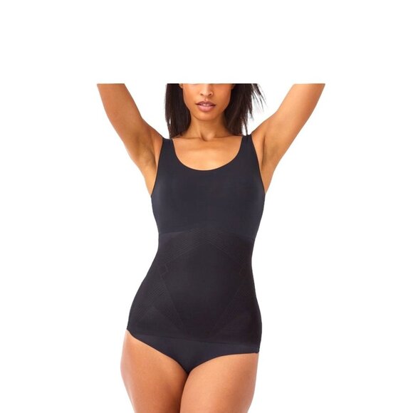 Spanx Slimming Shapewear Slimming Tank Top Black Size 2X Minimalist Neutral - Picture 1 of 15